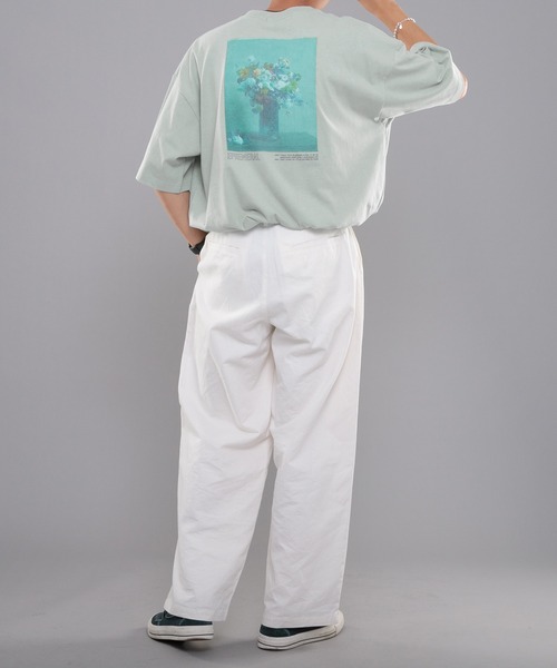 kutir（クティール）の「アソートカジュアルプリントTシャツ（Tシャツ/カットソー・メンズ・ホワイト/ライトブルー/ブラック/オフホワイト・MEDIUM/LARGE）」の21枚目の写真