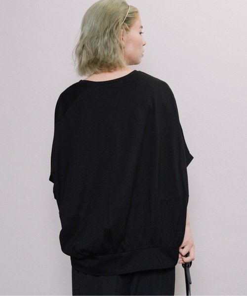 refinedworks(リファインドワークス)の「後ろバルーンドルマンPO(Tシャツ/カットソー・レディース・チャコールグレー/ベージュ/オレンジ・FREE)」の15枚目の写真