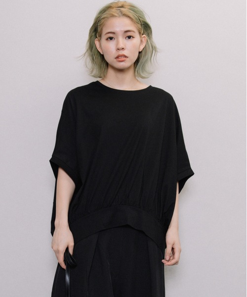 refinedworks(リファインドワークス)の「後ろバルーンドルマンPO(Tシャツ/カットソー・レディース・チャコールグレー/ベージュ/オレンジ・FREE)」の16枚目の写真