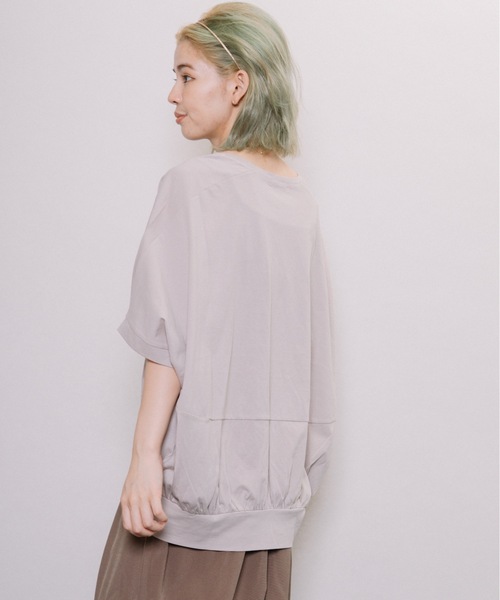 refinedworks(リファインドワークス)の「後ろバルーンドルマンPO(Tシャツ/カットソー・レディース・チャコールグレー/ベージュ/オレンジ・FREE)」の20枚目の写真
