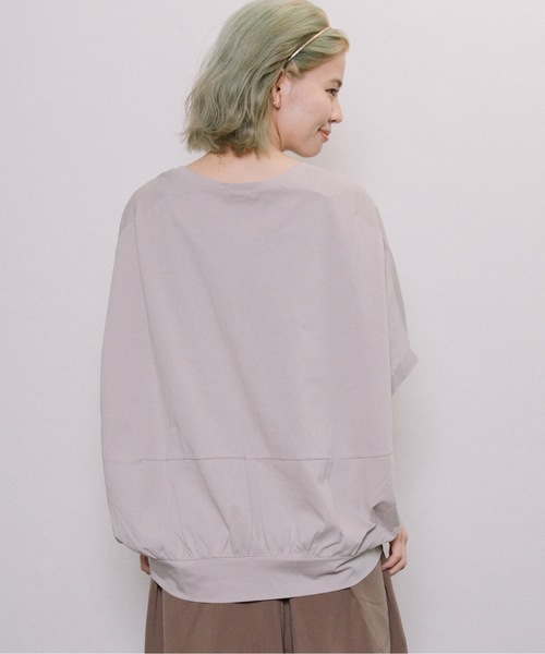 refinedworks(リファインドワークス)の「後ろバルーンドルマンPO(Tシャツ/カットソー・レディース・チャコールグレー/ベージュ/オレンジ・FREE)」の21枚目の写真