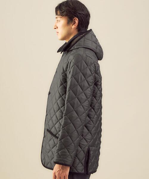 Traditional Weatherwear（トラディショナルウェザーウェア）の「【別注】＜Traditional Weatherwear×green label relaxing＞WAVERLY TW フード キルティング ジャケット（その他アウター・メンズ・ネイビー/ダークグレー・40/36/38/42）」の5枚目の写真