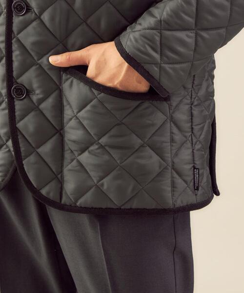 Traditional Weatherwear（トラディショナルウェザーウェア）の「【別注】＜Traditional Weatherwear×green label relaxing＞WAVERLY TW フード キルティング ジャケット（その他アウター・メンズ・ネイビー/ダークグレー・40/36/38/42）」の8枚目の写真