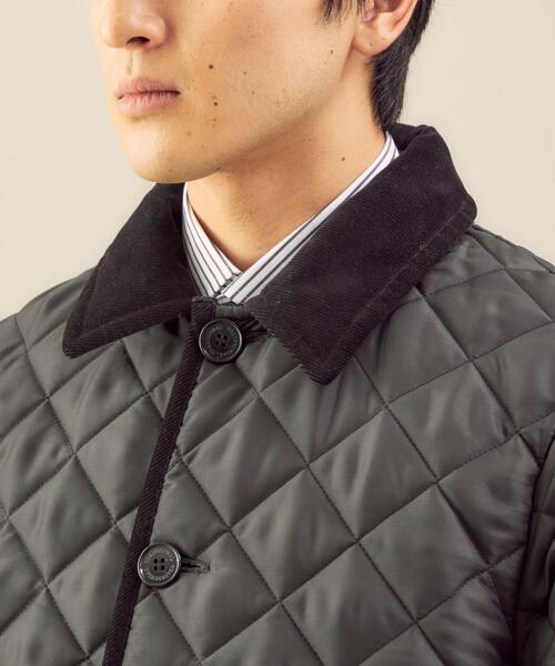 Traditional Weatherwear（トラディショナルウェザーウェア）の「【別注】＜Traditional Weatherwear×green label relaxing＞WAVERLY TW フード キルティング ジャケット（その他アウター・メンズ・ネイビー/ダークグレー・40/36/38/42）」の14枚目の写真