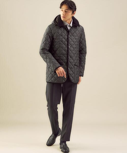 Traditional Weatherwear（トラディショナルウェザーウェア）の「【別注】＜Traditional Weatherwear×green label relaxing＞WAVERLY TW フード キルティング ジャケット（その他アウター・メンズ・ネイビー/ダークグレー・40/36/38/42）」の17枚目の写真