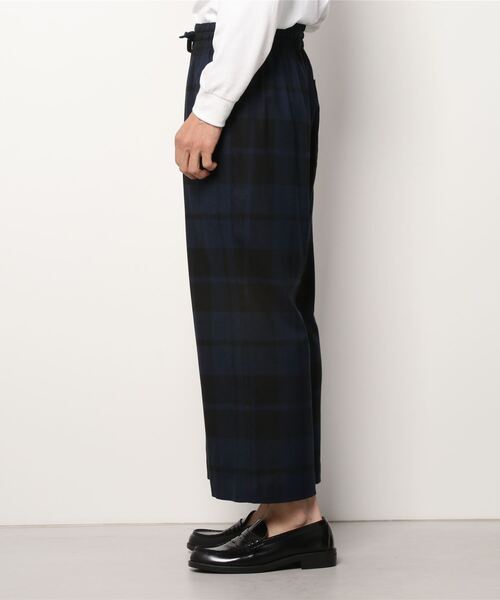 TACASI（タキャシ）の「TA CA Si / チェック ワイド イージーパンツ（その他パンツ・メンズ・ネイビー・ONE SIZE）」の9枚目の写真