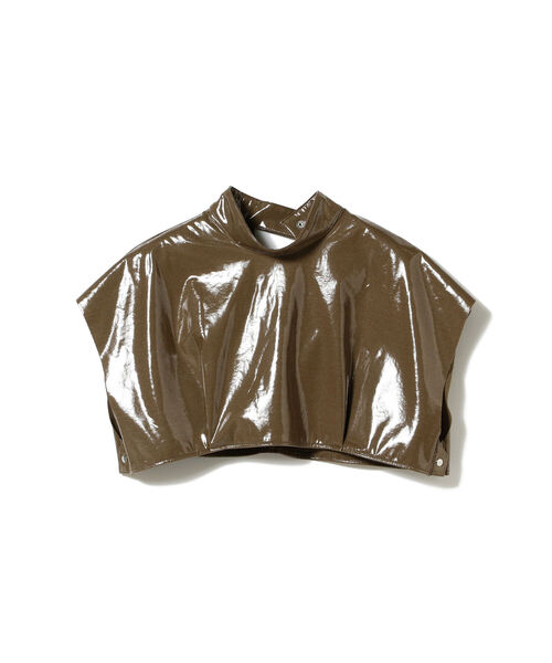 Ray BEAMS（レイビームス）の「RBS / ラミネート ハイネック ベスト（ベスト・レディース・ダークブラウン/ベージュ・ONE SIZE）」の13枚目の写真