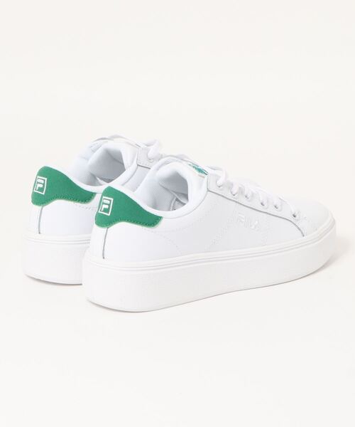 FILA(フィラ)の「【FILA/フィラ】BTS 21AW collection【FOOTWEAR】コートプランピー ※限定 BTSクリアファイル付き(スニーカー・メンズ・ホワイト・24cm/25cm/23cm)」の2枚目の写真