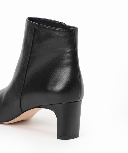 IENA（イエナ）の「【CORSO ROMA /コルソローマ】 セットバックヒールショートブーツ◆（ブーツ・レディース・ブラック・39/37/38/36）」の5枚目の写真