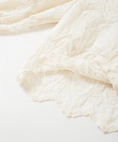 Crisp yours（クリスプユアーズ）の「【WEB限定】パフスリーブレースブラウス（シャツ/ブラウス・レディース・アイボリー・FREE）」の19枚目の写真