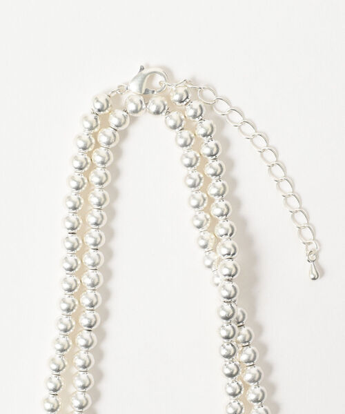 B:MING by BEAMS(ビーミングバイビームス)の「メタルビーズ ネックレス(ネックレス・レディース・ゴールド/シルバー・ONE SIZE)」の4枚目の写真