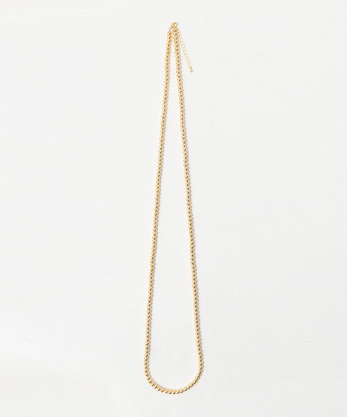 B:MING by BEAMS(ビーミングバイビームス)の「メタルビーズ ネックレス(ネックレス・レディース・ゴールド/シルバー・ONE SIZE)」の6枚目の写真