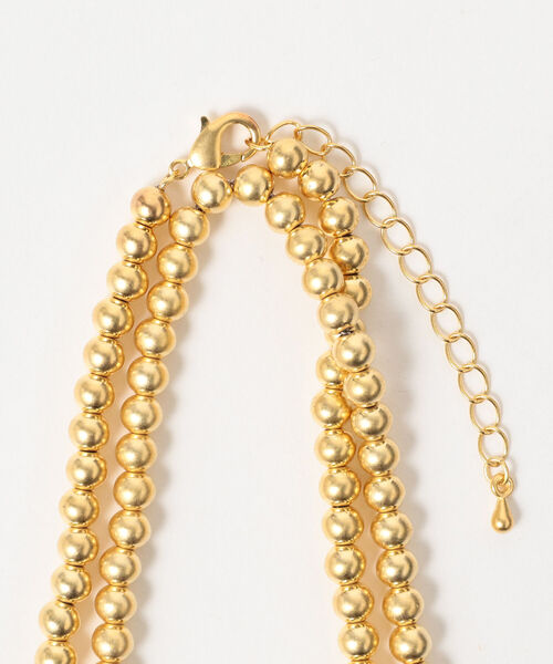 B:MING by BEAMS(ビーミングバイビームス)の「メタルビーズ ネックレス(ネックレス・レディース・ゴールド/シルバー・ONE SIZE)」の7枚目の写真