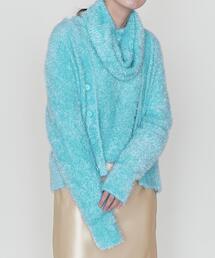 ASTRAET | ＜ASTRAET（アストラット）＞7G シャギー Vネック カーディガン(カーディガン/ボレロ)