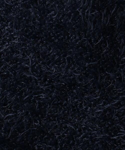 ASTRAET（アストラット）の「＜ASTRAET（アストラット）＞7G シャギー Vネック カーディガン（カーディガン/ボレロ・レディース・ライトブルー/ネイビー/イエロー・FREE）」の8枚目の写真