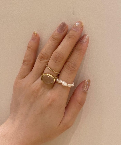 flower（フラワー）の「フェミニンパールリング（リング・レディース・ホワイト・FREE）」の11枚目の写真