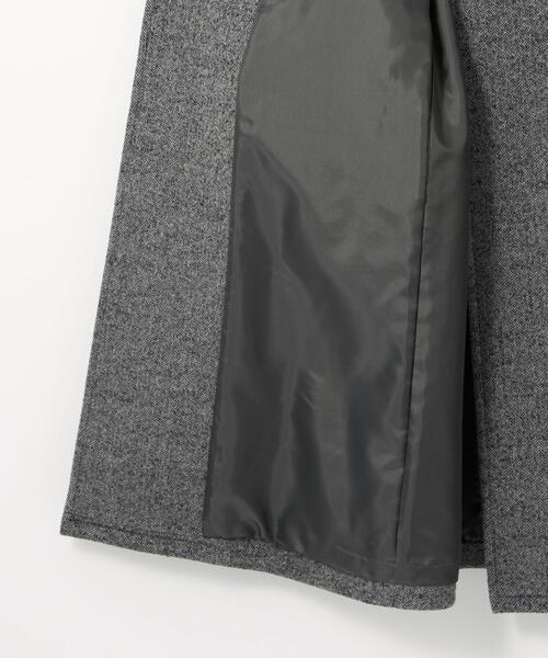 BRACTMENT(ブラクトメント)の「<BRACTMENT(ブラクトメント)>BM ヘリンボーン W トレンチコート(その他アウター・レディース・ブラック・38/36)」の9枚目の写真