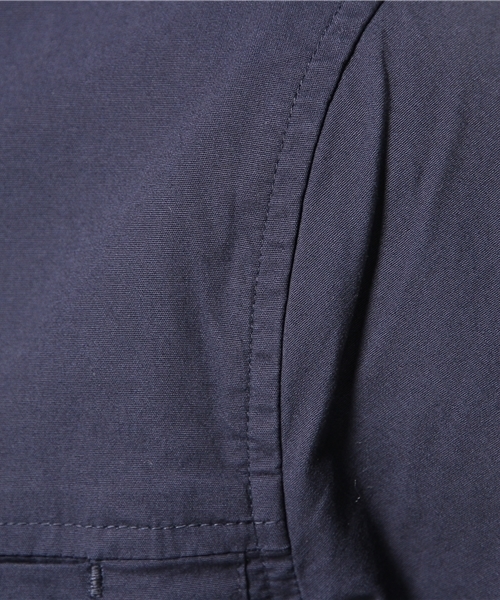 WEGO（ウィゴー）の「WEGO/ノーカラージャケット（ノーカラージャケット・メンズ・ホワイト/ネイビー・LARGE/MEDIUM）」の12枚目の写真