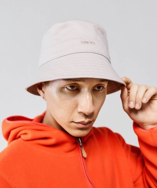 CONVERSE TOKYO（コンバーストウキョウ）の「TOKYOツイルバケットハット（ハット・レディース・ブラック/サックスブルー/チャコールグレー/ベージュ・1/3）」の3枚目の写真