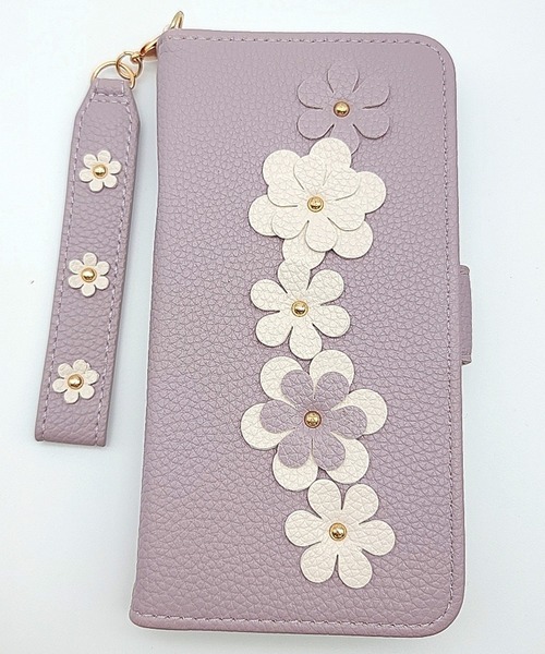 セール】手帳型 花柄 スマホケース（スマホケース/カバー