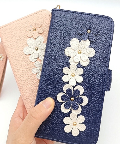 フェイラー花柄手帳型スマホケース ネイビー　専用 フェイラー花柄手帳型スマホケース ネイビー 専用 - メルカリ