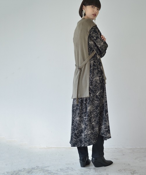 セール La Sric La スウェードプリントドッキングop をセール価格で購入できます Miniyu Sric ラスリック の ワンピース La スウェードプリントドッキングop ワンピース ワンピース Sric ラスリック のファッション 福袋特集の