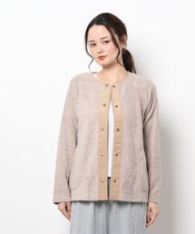 KID BLUE（キッドブルー）の「キッドブルー -ナッピングパイル -前開き長袖トップス -KRRN543 -kidblue（ルームウェア/パジャマ）」
