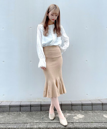 titty＆Co. PETIT | 【titty&Co.PETIT】マーメイドニットスカート(スカート)