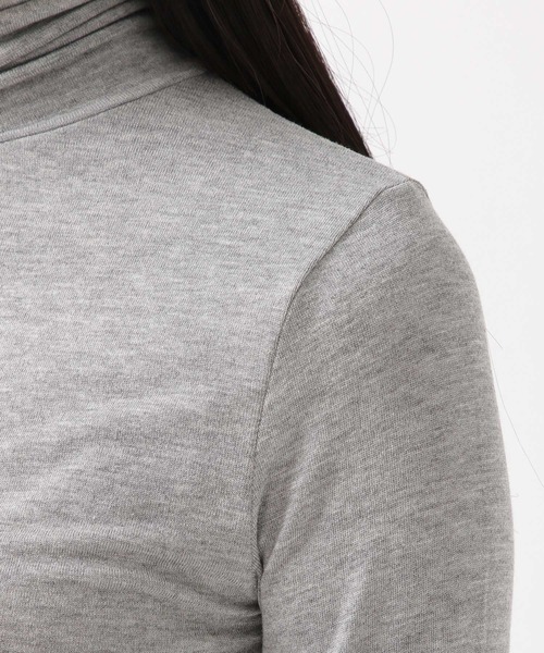 ALAND（エーランド）の「3.3Field Trip／BASICタートル  2239285（Tシャツ/カットソー・レディース・ブラック/グレー/アイボリー・FREE）」の10枚目の写真