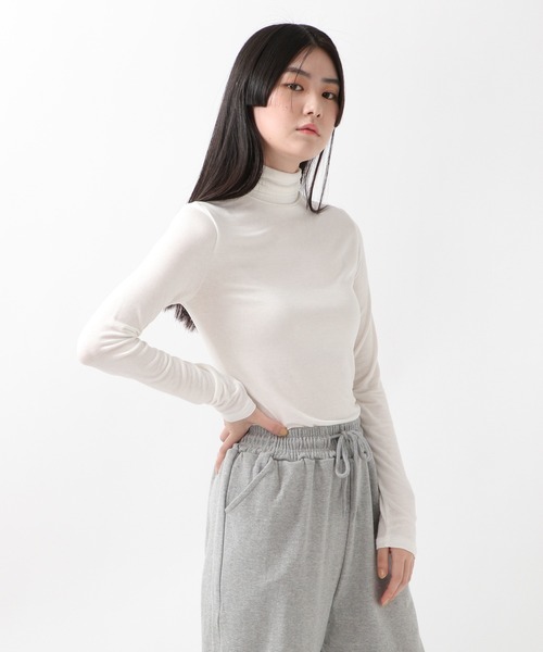 ALAND（エーランド）の「3.3Field Trip／BASICタートル  2239285（Tシャツ/カットソー・レディース・ブラック/グレー/アイボリー・FREE）」の12枚目の写真