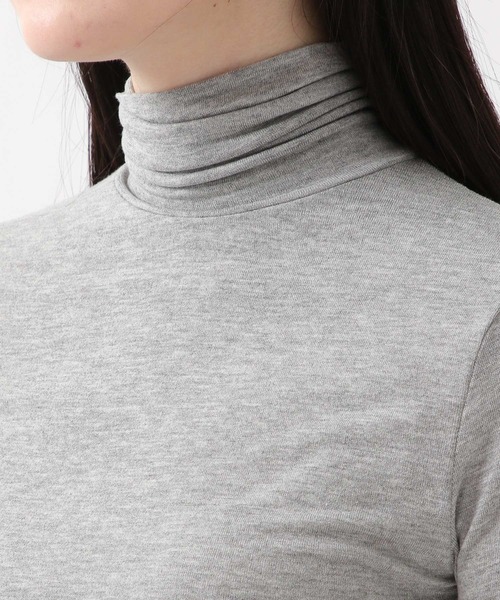 ALAND（エーランド）の「3.3Field Trip／BASICタートル  2239285（Tシャツ/カットソー・レディース・ブラック/グレー/アイボリー・FREE）」の5枚目の写真