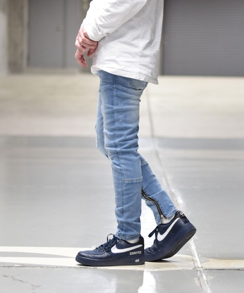 DANKE SCHON（ダンケシェーン）の「DankeSchon/ダンケシェーン/サイドジップデニムパンツ（デニムパンツ・メンズ・ブラック/ブルー・SMALL/MEDIUM/X-LARGE/LARGE）」の14枚目の写真