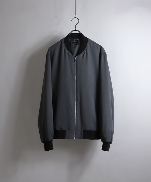 Confirm（コンファーム）の「Confirm / コンファーム リブブルゾン（ブルゾン・メンズ・グレー/ブラック/アイボリー/ベージュ・M/L）」の8枚目の写真