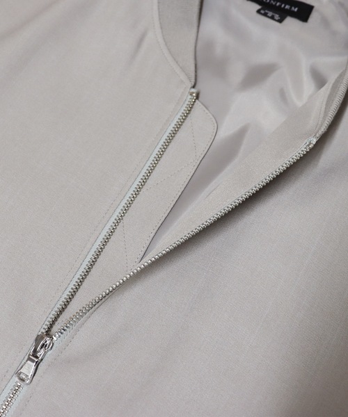 Confirm（コンファーム）の「Confirm / コンファーム リブブルゾン（ブルゾン・メンズ・グレー/ブラック/アイボリー/ベージュ・M/L）」の17枚目の写真