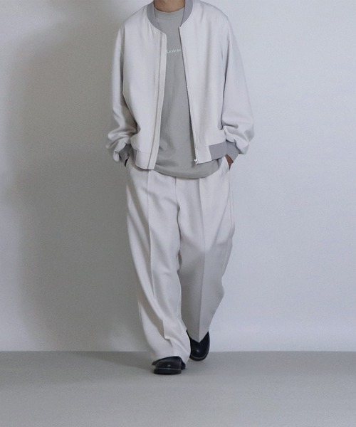 Confirm（コンファーム）の「Confirm / コンファーム リブブルゾン（ブルゾン・メンズ・グレー/ブラック/アイボリー/ベージュ・M/L）」の21枚目の写真