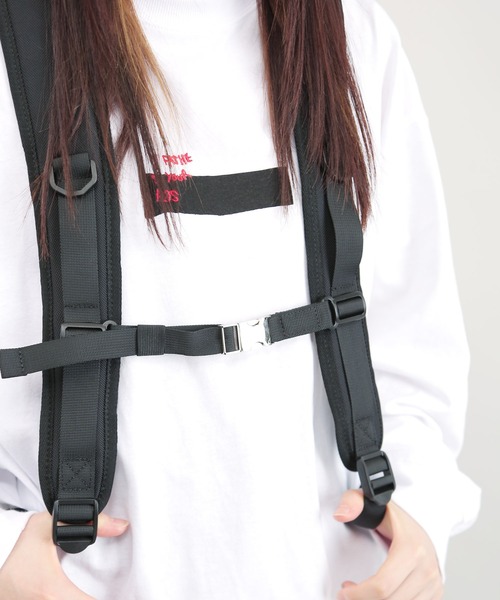 Mark Gonzales（マーク・ゴンザレス）の「【ユニセックスで着用可能】Mark Gonzales / マークゴンザレス 別注 コラボ バックパック（バックパック/リュック・メンズ・ブラック・FREE）」の4枚目の写真