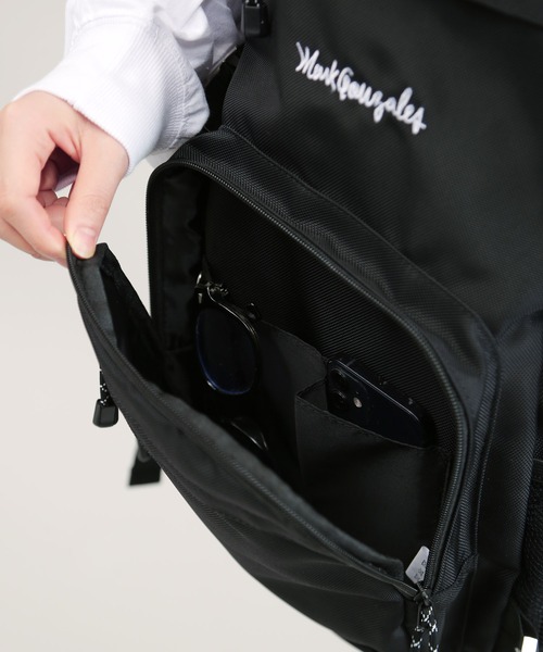 Mark Gonzales（マーク・ゴンザレス）の「【ユニセックスで着用可能】Mark Gonzales / マークゴンザレス 別注 コラボ バックパック（バックパック/リュック・メンズ・ブラック・FREE）」の3枚目の写真