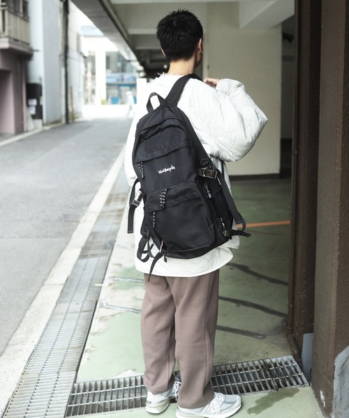 Mark Gonzales（マーク・ゴンザレス）の「【ユニセックスで着用可能】Mark Gonzales / マークゴンザレス 別注 コラボ バックパック（バックパック/リュック・メンズ・ブラック・FREE）」の21枚目の写真