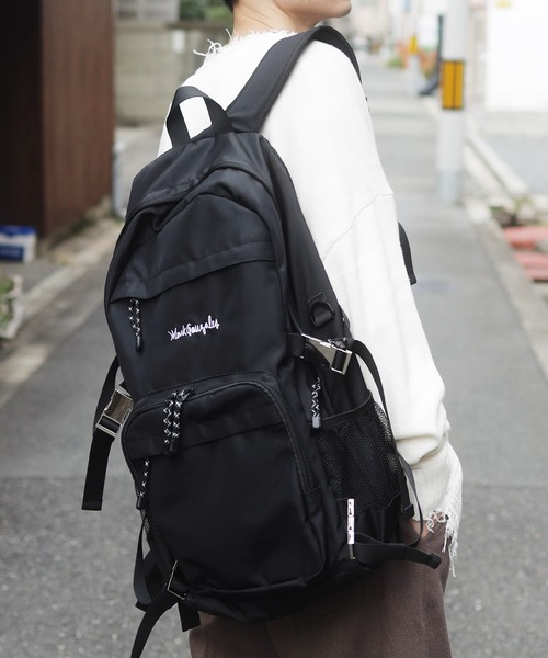 Mark Gonzales（マーク・ゴンザレス）の「【ユニセックスで着用可能】Mark Gonzales / マークゴンザレス 別注 コラボ バックパック（バックパック/リュック・メンズ・ブラック・FREE）」の22枚目の写真