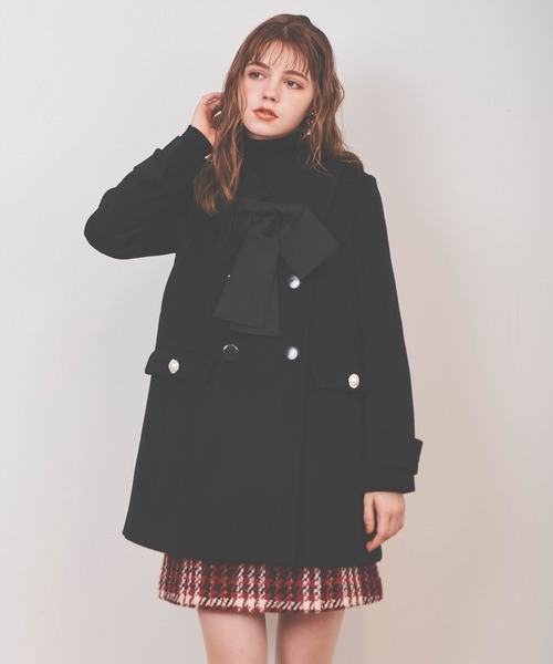 31 Sons de mode（トランテアン　ソン　ドゥ　モード）の「チェック台形スカート（スカート・レディース・レッド/オフホワイト・38/36）」の14枚目の写真