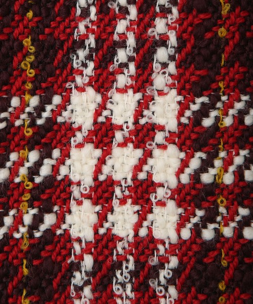 31 Sons de mode（トランテアン　ソン　ドゥ　モード）の「チェック台形スカート（スカート・レディース・レッド/オフホワイト・38/36）」の21枚目の写真