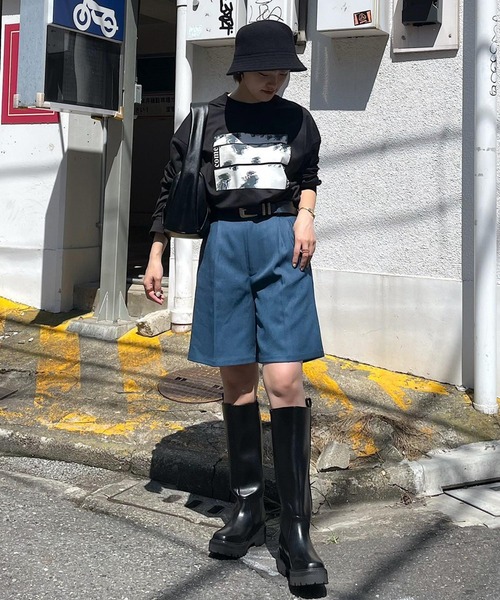 PAGEBOY(ページボーイ)の「ミラージュフォトロンT(Tシャツ/カットソー・レディース・オフホワイト/ブラック/ブラウン・FREE)」の10枚目の写真