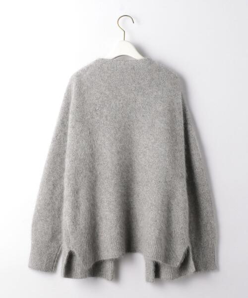 closet story（クローゼットストーリー）の「＜closet story（クローゼットストーリー）＞フワフワ ノーボタンカーディガン（カーディガン/ボレロ・レディース・ライトグレー/ブラウン・FREE）」の13枚目の写真