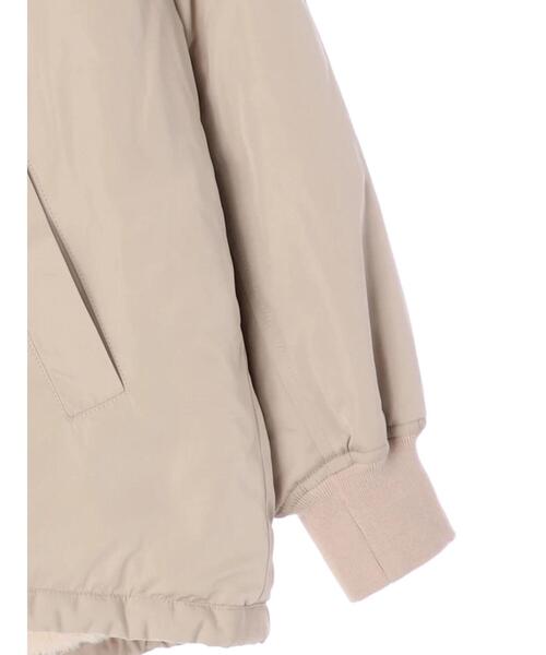 earth music&ecology（アースミュージックアンドエコロジー）の「リバーシブルMA-1*（MA-1・レディース・ブラック/ベージュ/カーキ・M/L）」の22枚目の写真