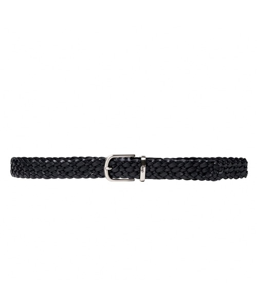 STUSSY(ステューシー)の「Braided Leather Belt(ベルト・メンズ・ブラック/インディゴブルー・S/M/L/XL)」の1枚目の写真