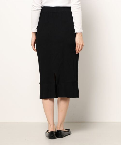 KOBE LETTUCE（コウベレタス）の「バックスリットリブニットタイトスカート（スカート・レディース・グリーン/ブラック/モカ/グレー/ピンク系・FREE）」の7枚目の写真