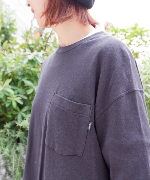 MANASTASH（マナスタッシュ）の「MANASTASH/マナスタッシュ W's HEMP 3/4 SLEEVE SLIT DRESS ウィメンズ　7分袖　スリットワンピ―ス（ワンピース・レディース・ブラック/マルチ/ナチュラル・MEDIUM）」の10枚目の写真
