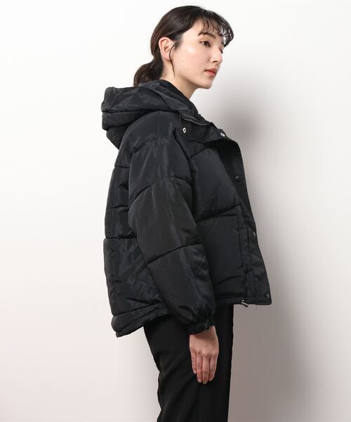 ECRIRE（エクリール）の「フード付きボリュームJK（その他アウター・レディース・ベージュ/ブラック/ラベンダー・M）」の7枚目の写真