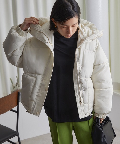 ECRIRE（エクリール）の「フード付きボリュームJK（その他アウター・レディース・ベージュ/ブラック/ラベンダー・M）」の12枚目の写真