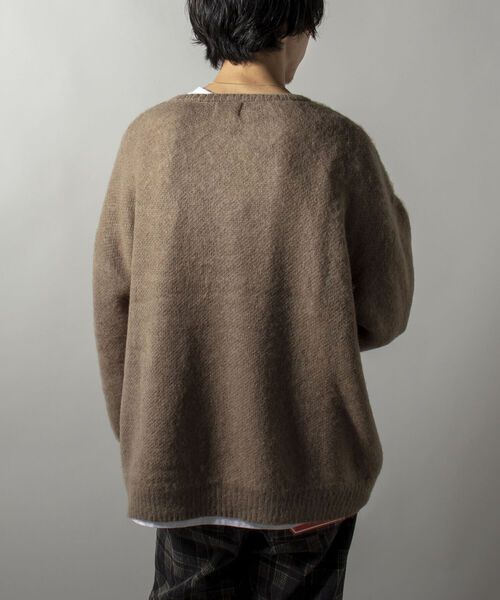 GLOSTER（グロスター）の「【GLOSTER/グロスター】モヘヤミックスプルオーバーニット 無地/アーガイル（ニット/セーター・メンズ・ベージュ/イエロー/グレー系その他/パープル系その他・FREE）」の22枚目の写真